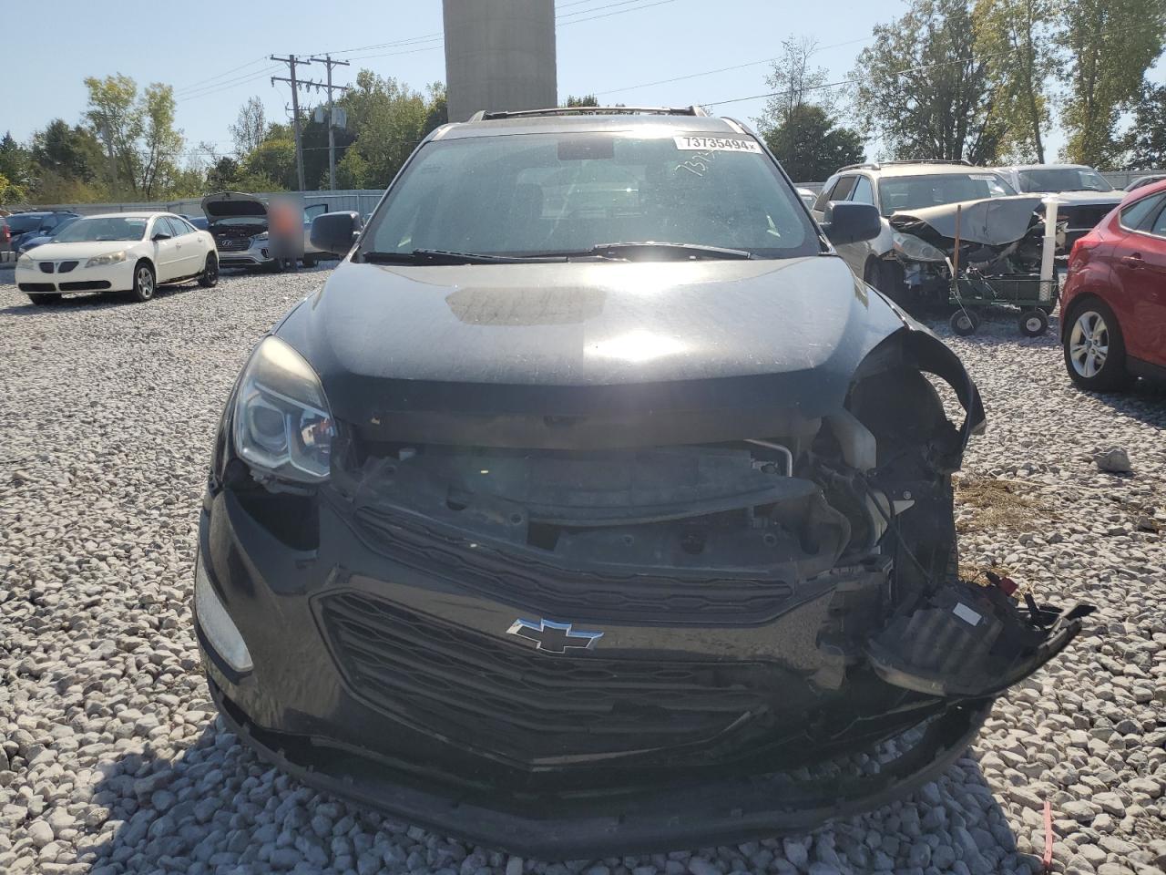 2017 Chevrolet Equinox VIN 2GNALCEK2H6243844 Copart auction photo, front end / side damage thumbnail 5
