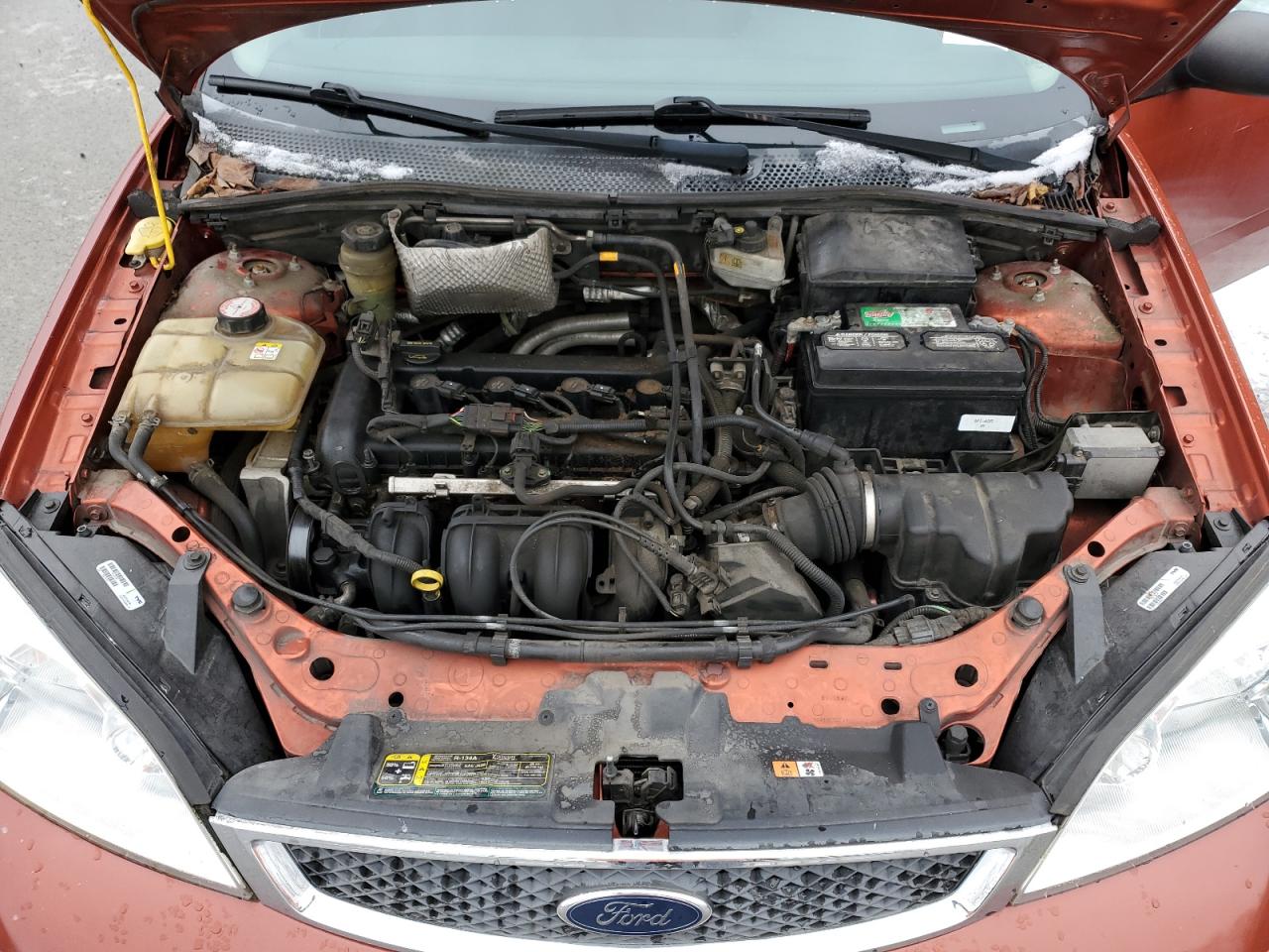 2005 Ford Focus VIN 3FAHP31N25R117926 Copart auction photo, rear end damage thumbnail 12