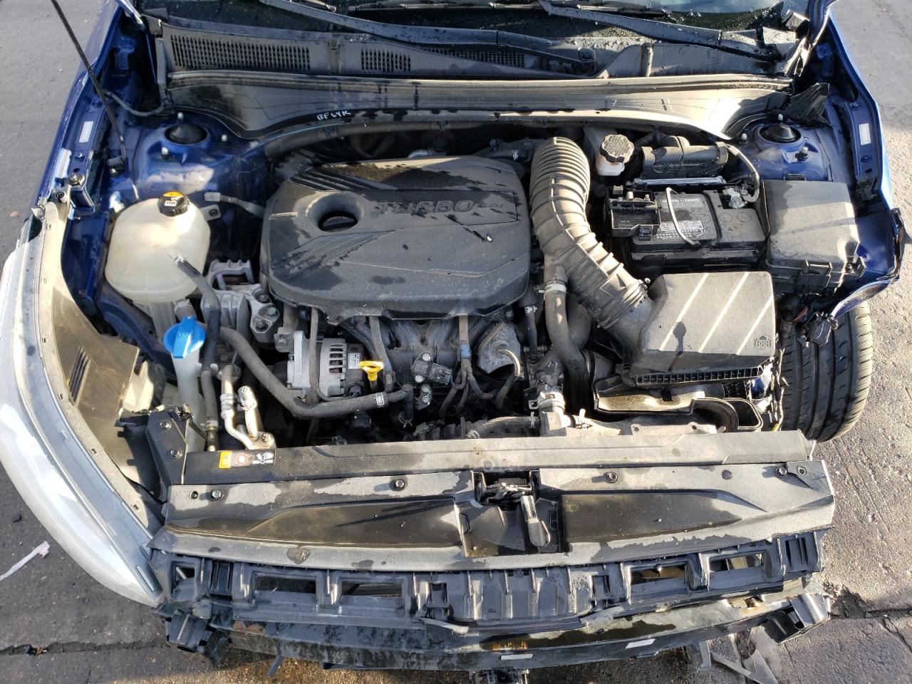2020 KIA Forte VIN 3KPF44AC3LE193352 Copart auction photo, front end / hail damage thumbnail 11