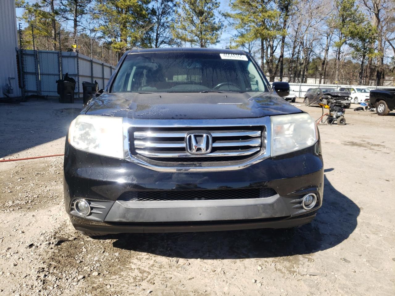 2012 Honda Pilot VIN 5FNYF4H95CB085659 Copart auction photo, front end / top/roof damage thumbnail 5