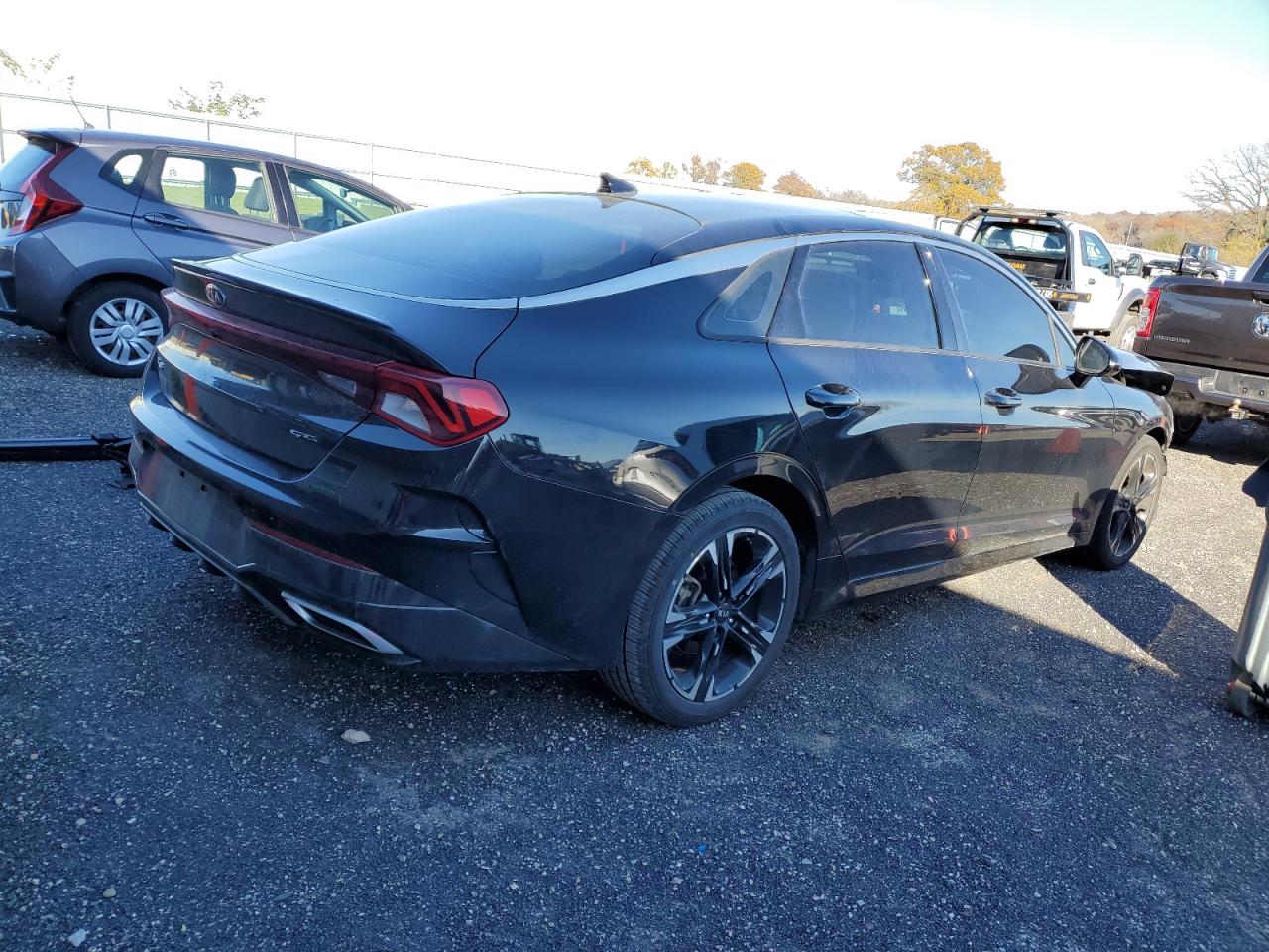 2021 KIA K5 VIN 5XXG64J28MG017301 Copart auction photo, front end damage thumbnail 3