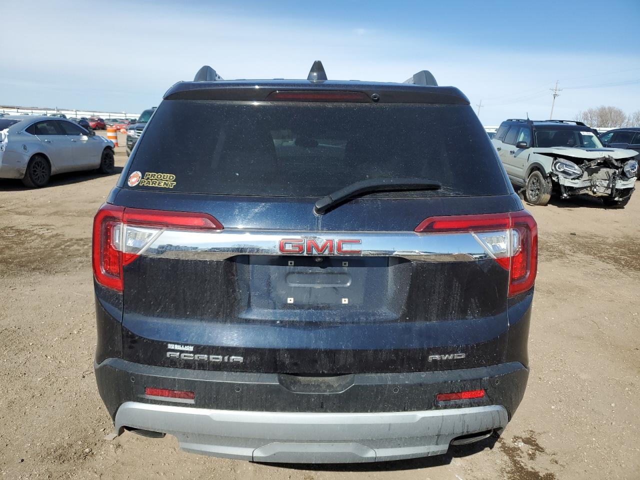 2021 GMC Acadia VIN 1GKKNULS1MZ148114 Copart auction photo, front end / hail damage thumbnail 6