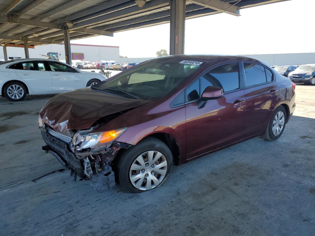 2012 Honda Civic VIN 19XFB2F59CE089906