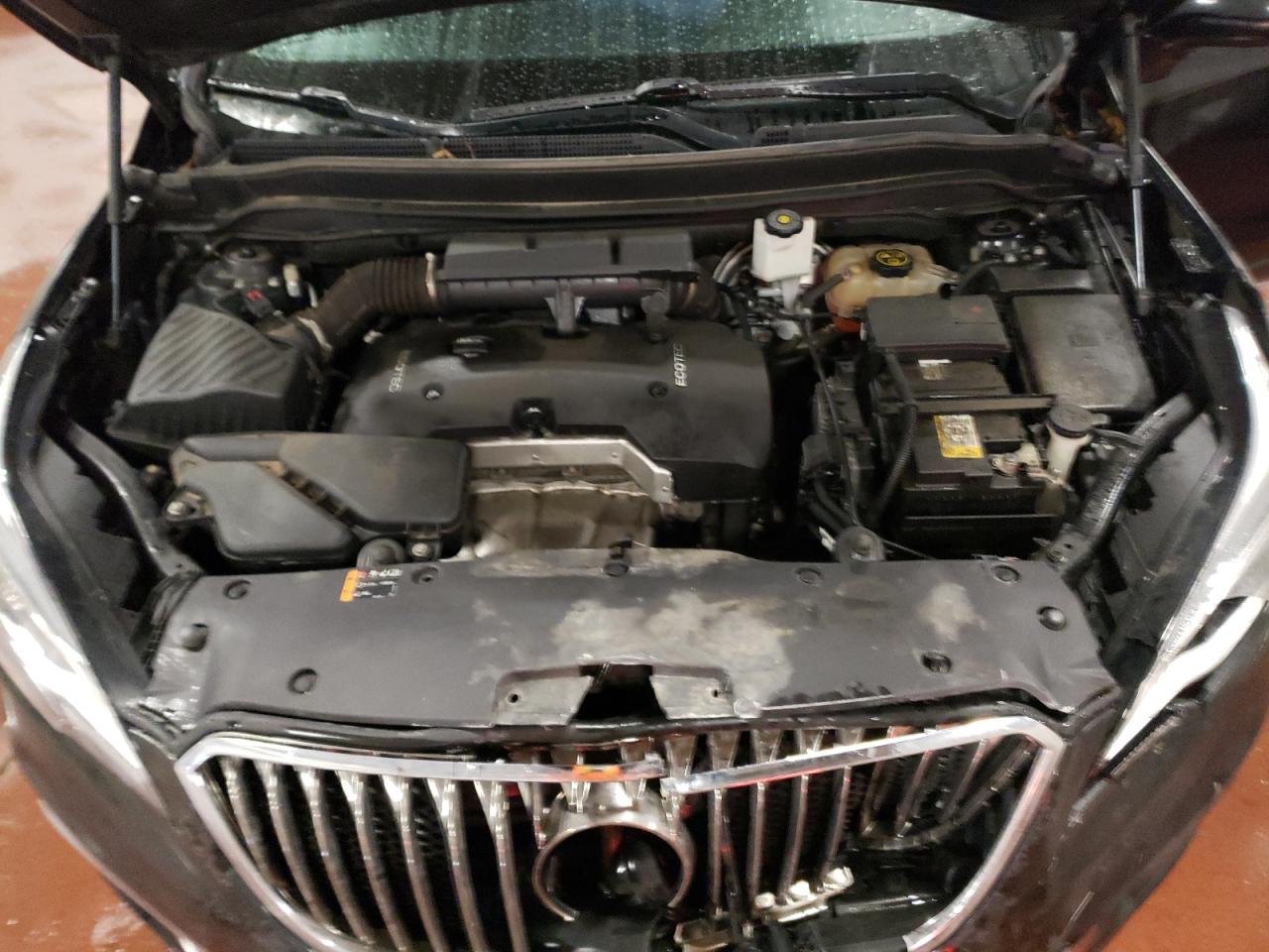 2017 Buick Envision VIN LRBFXDSAXHD045520 Copart auction photo, front end / side damage thumbnail 12