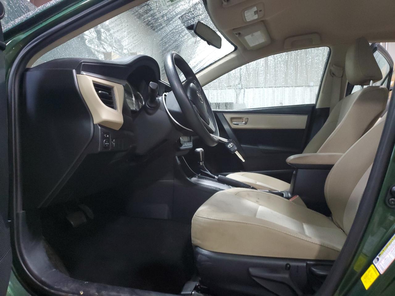 2015 Toyota Corolla VIN 2T1BURHE4FC466370 Copart auction photo, rear end damage thumbnail 7