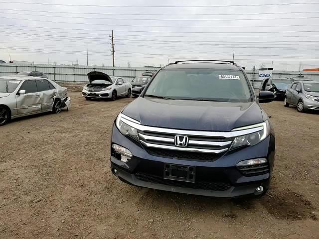 2017 Honda Pilot VIN 5FNYF6H59HB016456 Copart auction photo, side / front end damage thumbnail 12