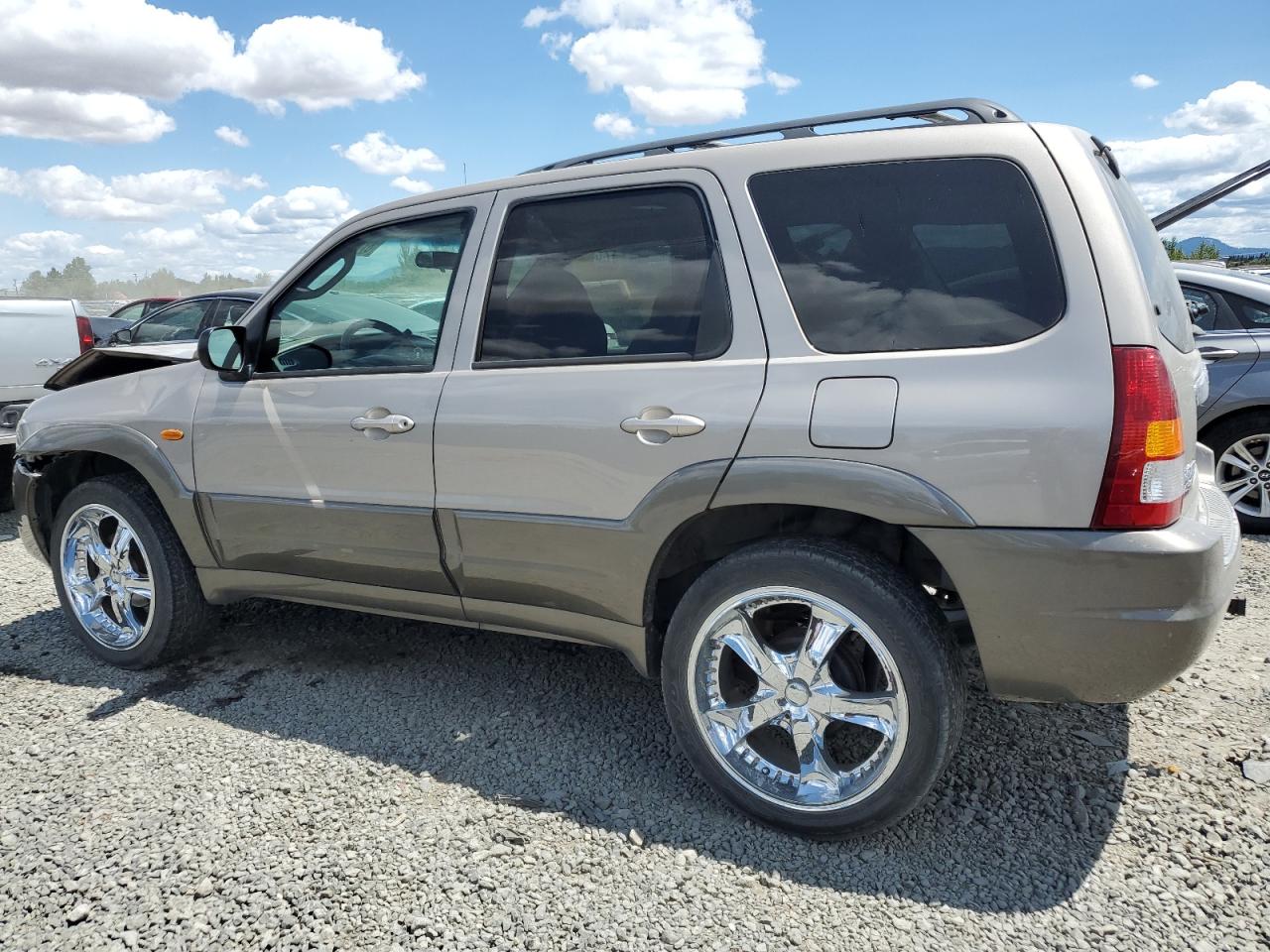 2001 Mazda Tribute VIN 4F2CU08141KM64641 Copart auction photo, front end damage thumbnail 2