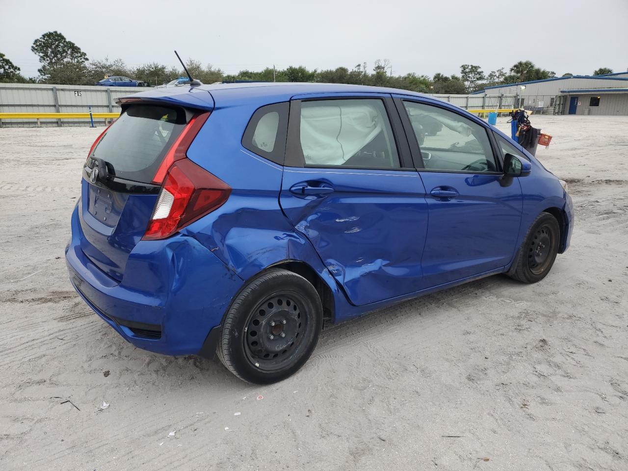 2019 Honda Fit VIN 3HGGK5H49KM727510 Copart auction photo, all over damage thumbnail 3