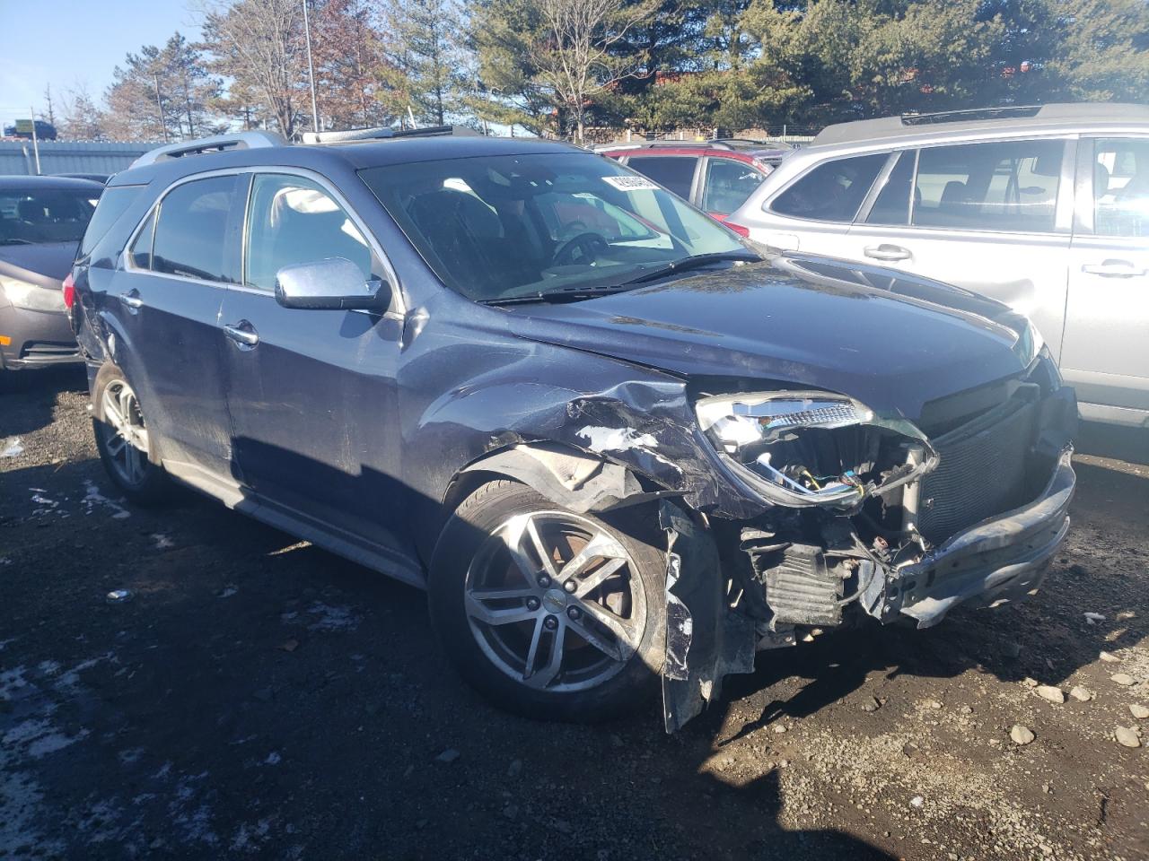 2017 Chevrolet Equinox VIN 2GNFLGE32H6221266 Copart auction photo, front end / rear end damage thumbnail 4