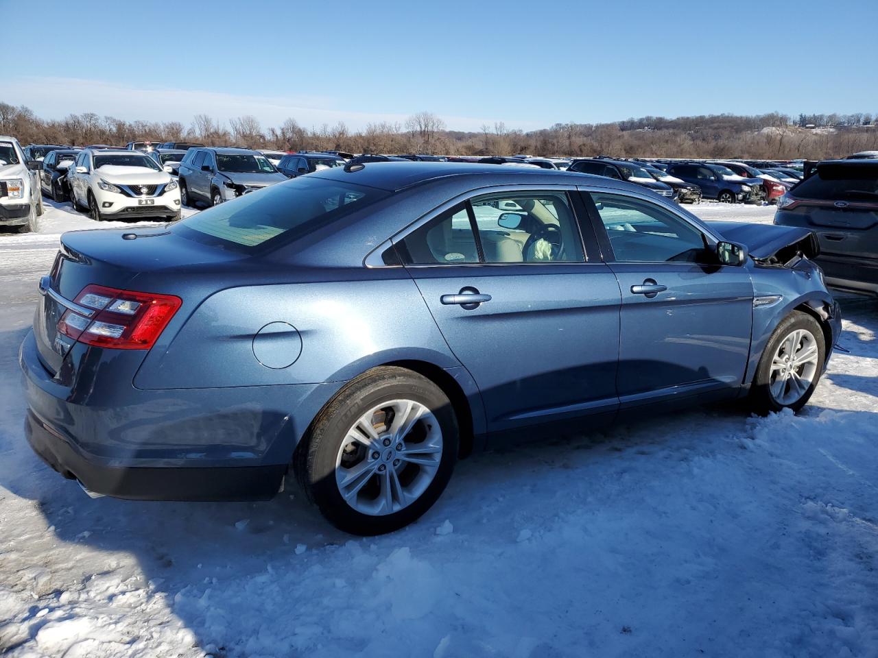 2018 Ford Taurus VIN 1FAHP2D84JG123437 Copart auction photo, front end / minor dent/scratches damage thumbnail 3