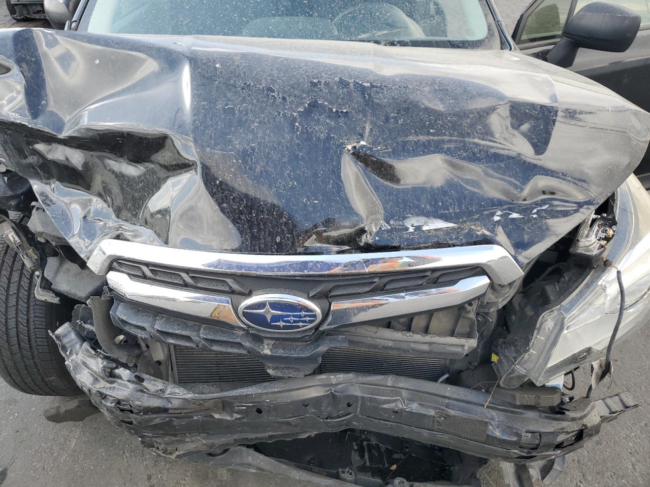 2017 Subaru Forester VIN JF2SJABC5HH499556 Copart auction photo, front end / side damage thumbnail 12