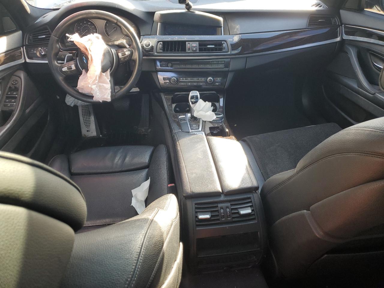 2014 BMW 5er VIN WBA5B1C56EDZ37168 Copart auction photo, front end damage thumbnail 8