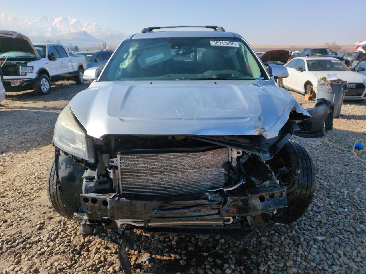 2015 GMC Acadia VIN 1GKKVSKD4FJ216639 Copart auction photo, front end damage thumbnail 5