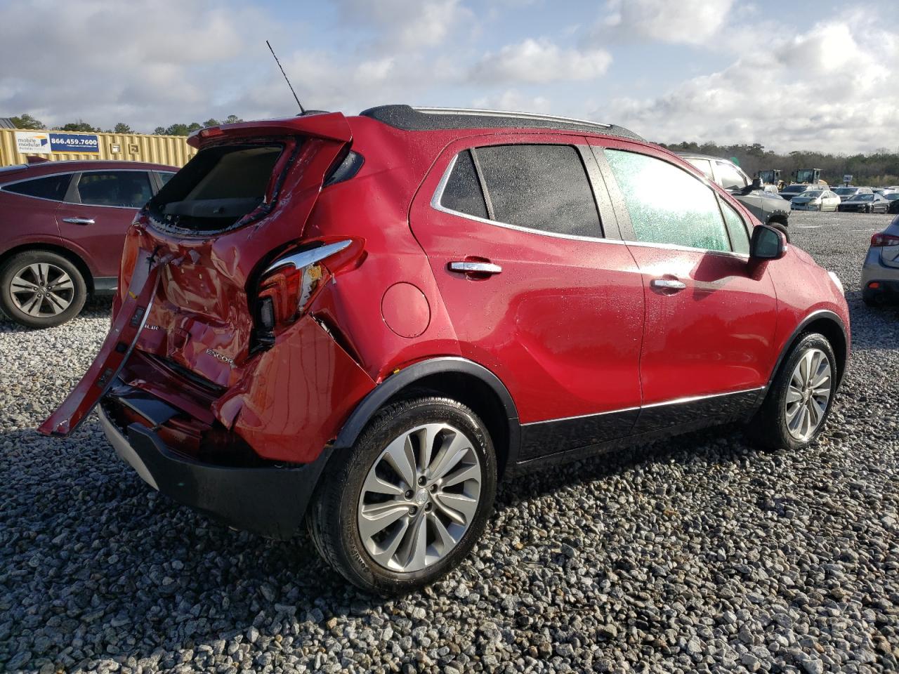 2017 Buick Encore VIN KL4CJASB0HB197907 Copart auction photo, rear end damage thumbnail 3