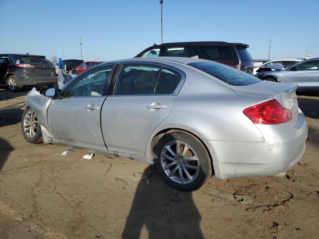 2008 Infiniti G VIN JNKBV61E38M224406 Copart auction photo, front end damage thumbnail 2