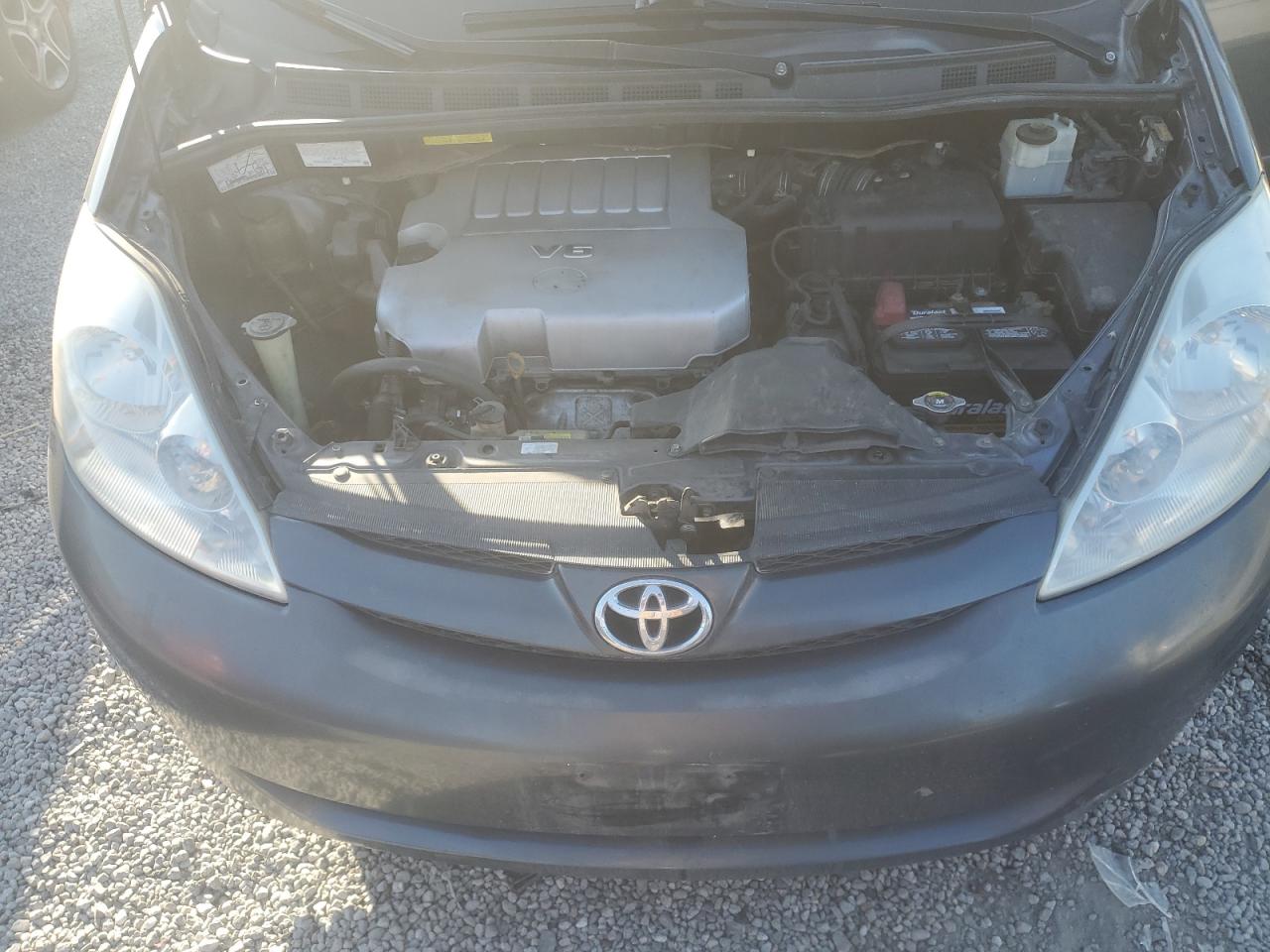 2007 Toyota Sienna VIN 5TDZK23C77S036889 Copart auction photo, side / rear end damage thumbnail 12