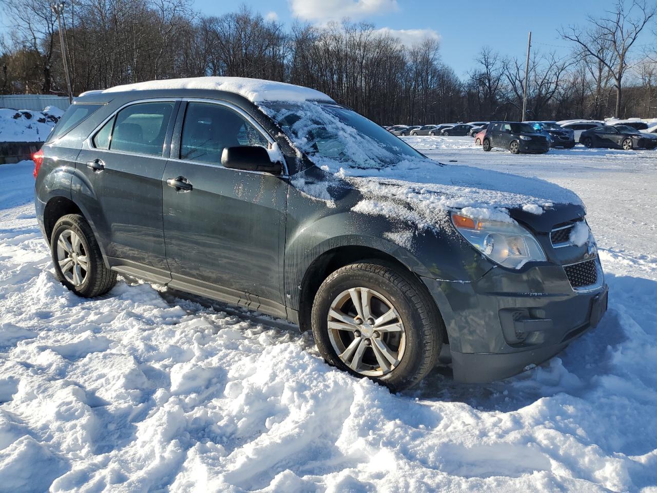 2014 Chevrolet Equinox VIN 2GNFLEEK4E6150028 Copart auction photo, front end / minor dent/scratches damage thumbnail 4