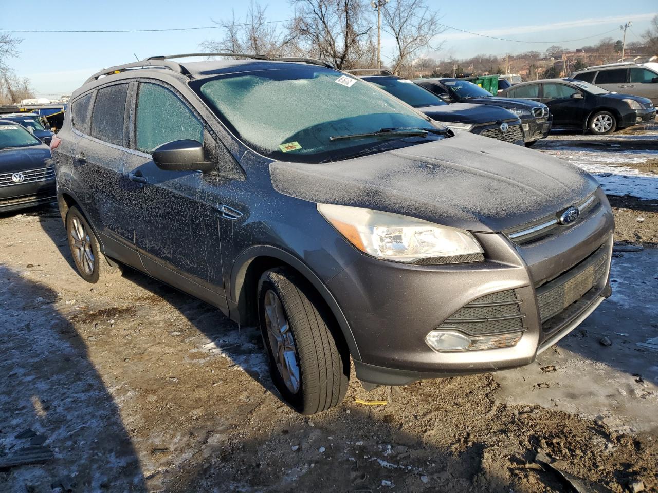 2013 Ford Escape VIN 1FMCU0G9XDUC13649 Copart auction photo, mechanical damage thumbnail 4