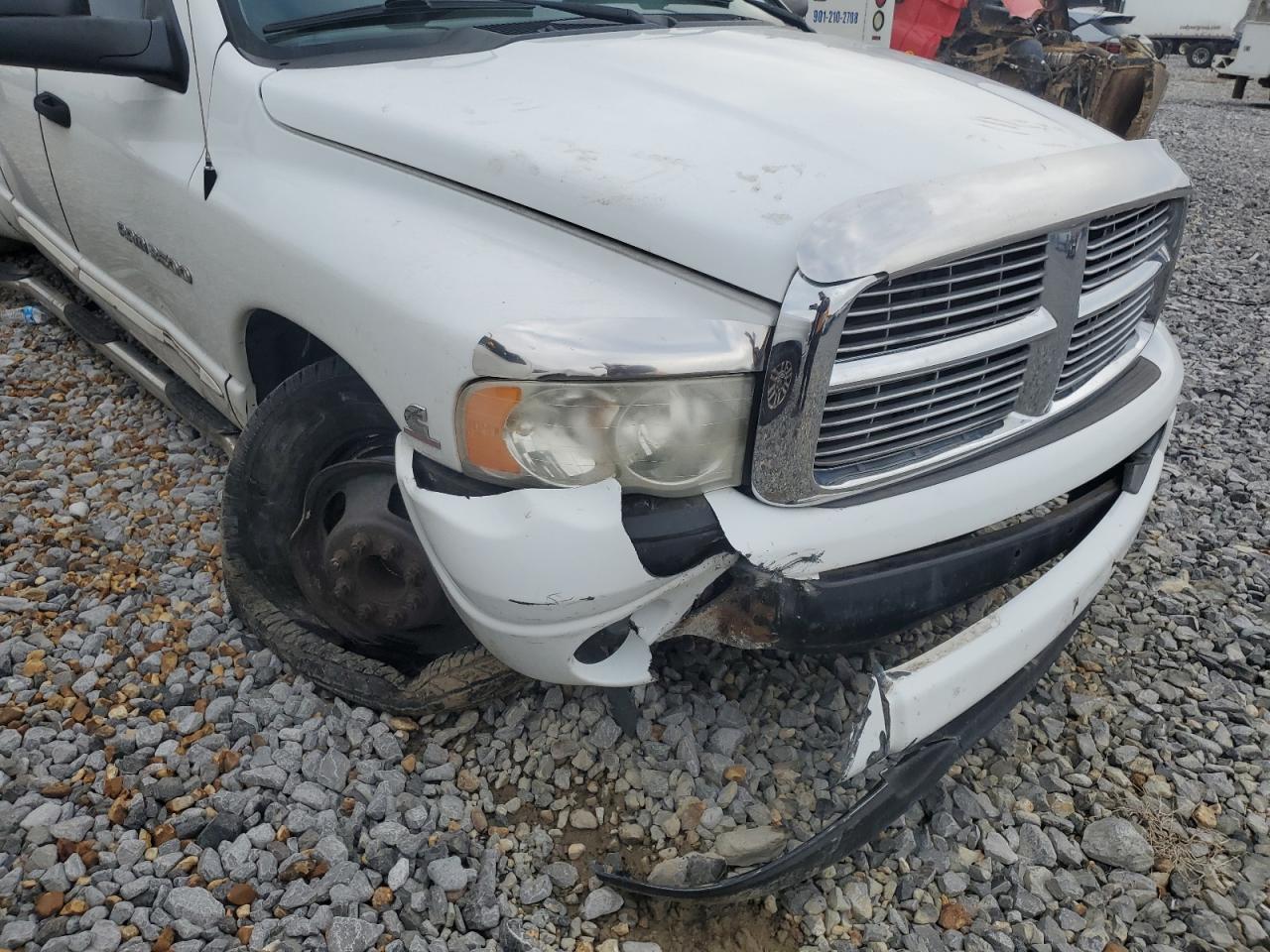 2004 Dodge RAM VIN 3D7MA48C04G191933 Copart auction photo, front end / side damage thumbnail 9