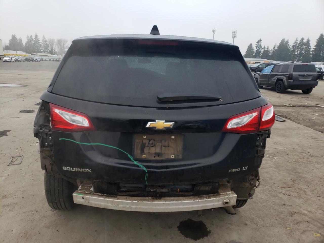 2018 Chevrolet Equinox VIN 2GNAXSEV3J6214755 Copart auction photo, rear end damage thumbnail 6