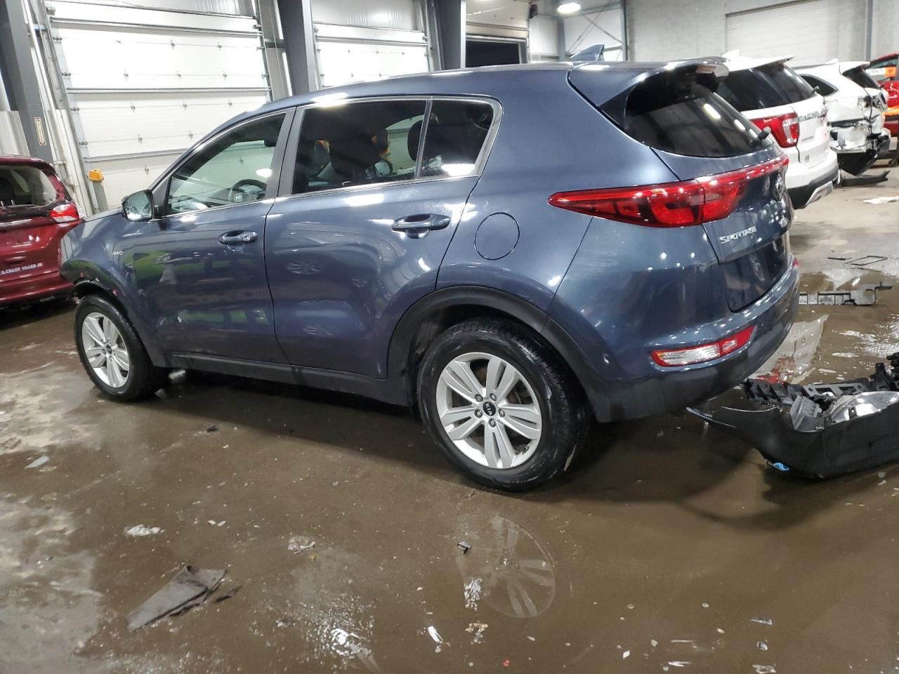 2019 KIA Sportage VIN KNDPMCAC5K7503501 Copart auction photo, front end damage thumbnail 2