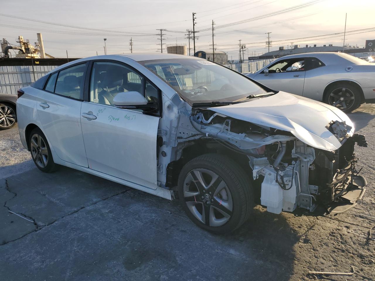 2019 Toyota Prius VIN JTDKARFU2K3093819 Copart auction photo, front end damage thumbnail 4