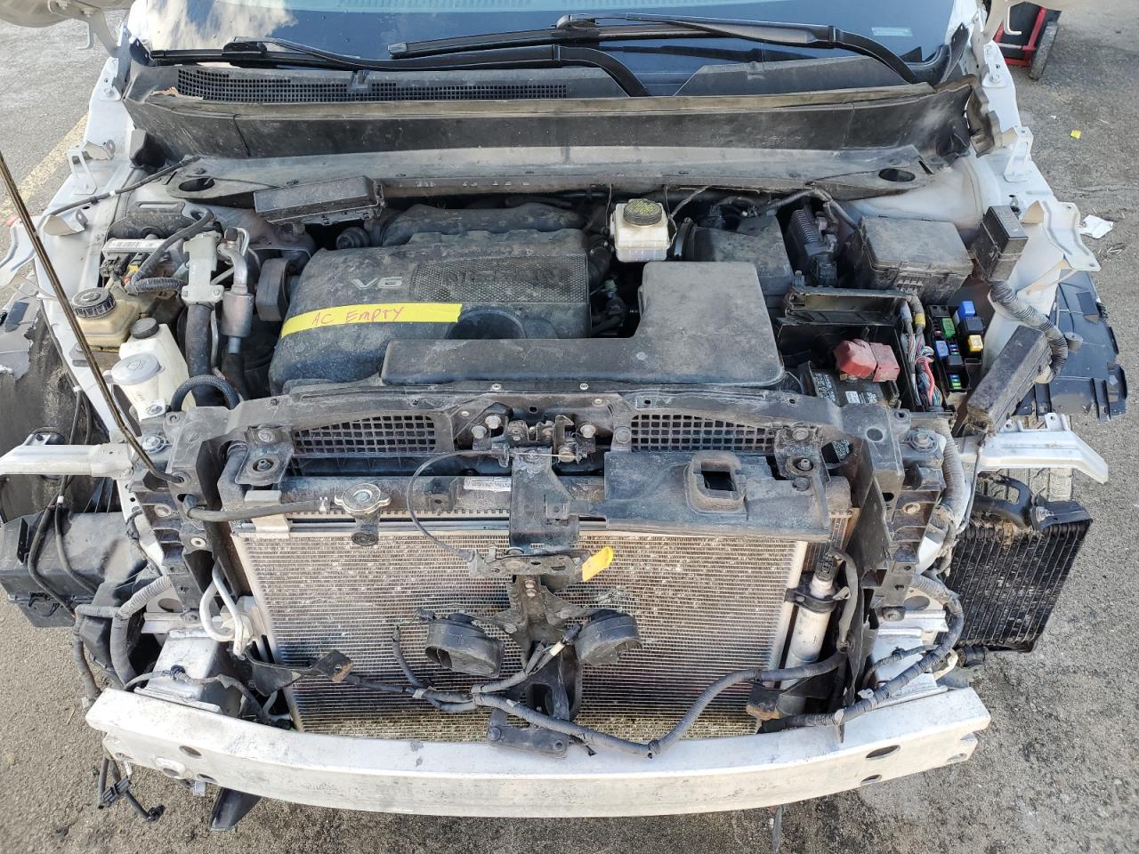 2017 Nissan Pathfinder VIN 5N1DR2MM2HC655959 Copart auction photo, front end / rear end damage thumbnail 12