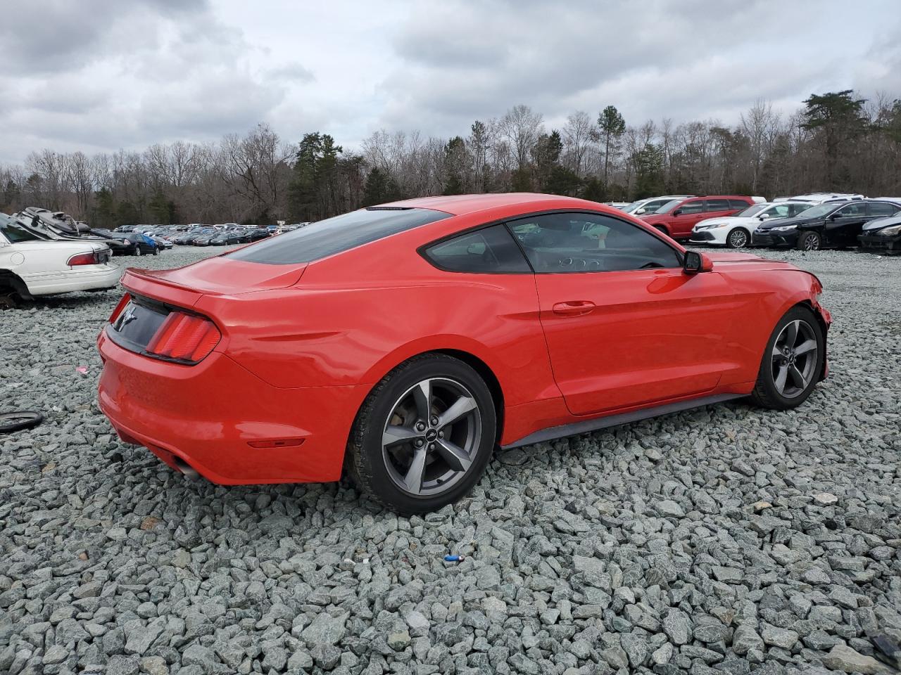 2015 Ford Mustang VIN 1FA6P8AM1F5379727 Copart auction photo, front end damage thumbnail 3