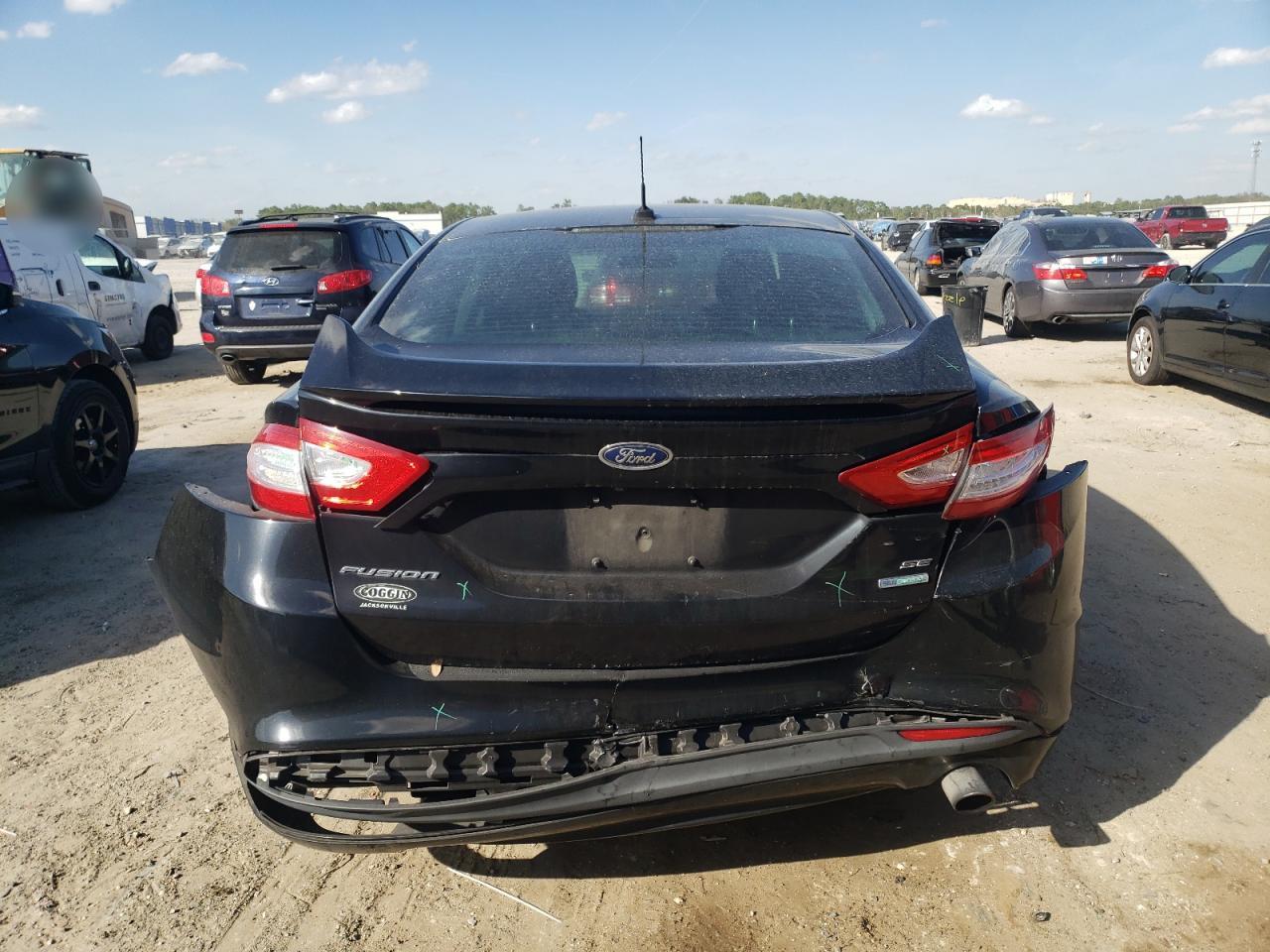 2016 Ford Fusion VIN 3FA6P0HD0GR361046 Copart auction photo, rear end damage thumbnail 6