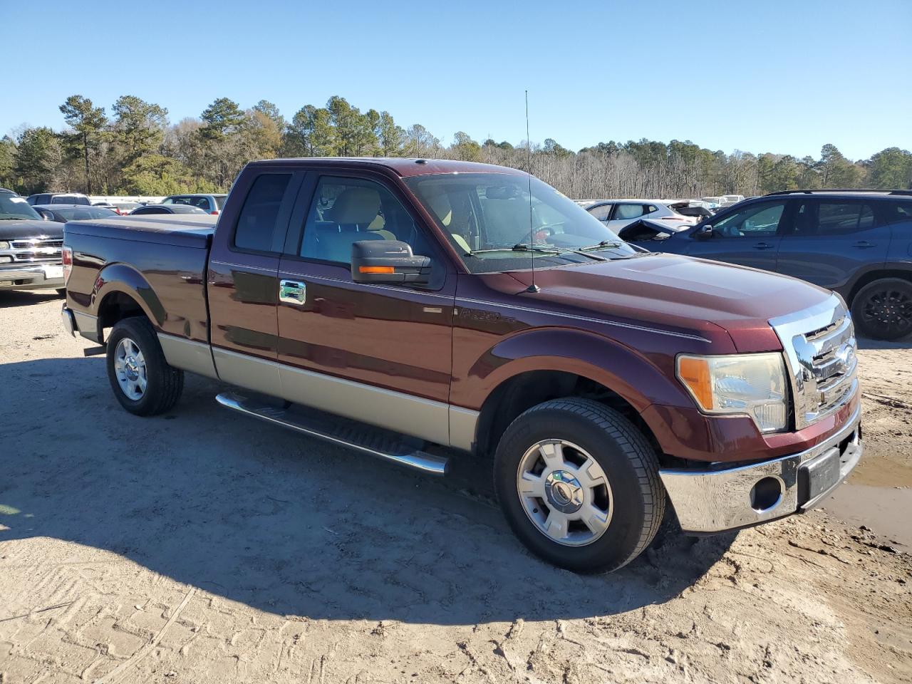 2009 Ford F-150 VIN 1FTRX12899KB42781 Copart auction photo, rear end / front end damage thumbnail 4