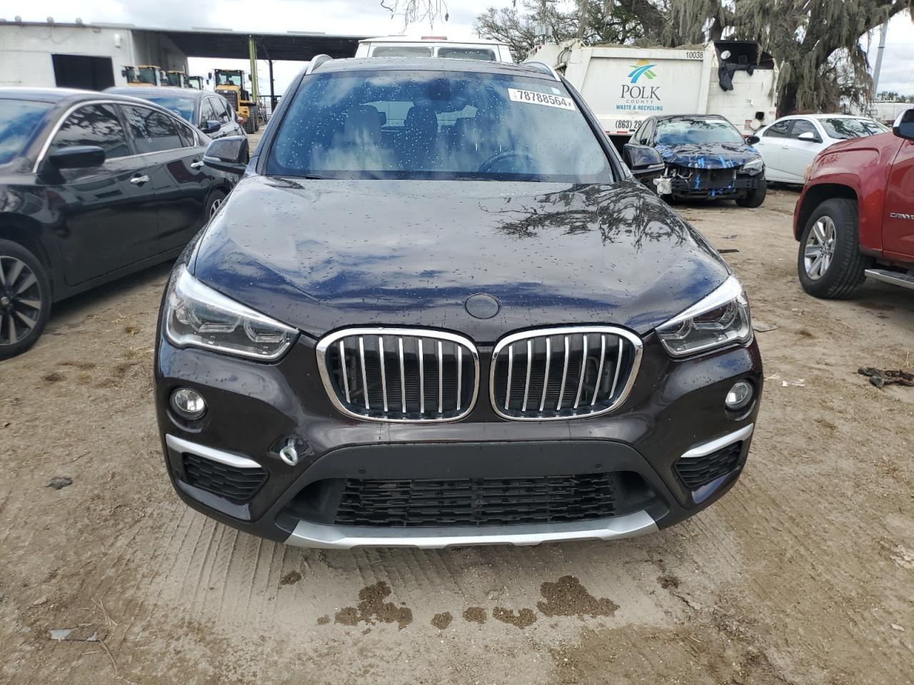 2017 BMW X1 VIN WBXHT3C32H5F86223 Copart auction photo, water/flood damage thumbnail 5