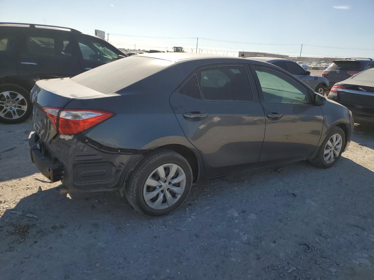 2014 Toyota Corolla VIN 5YFBURHEXEP042724 Copart auction photo, rear end damage thumbnail 3