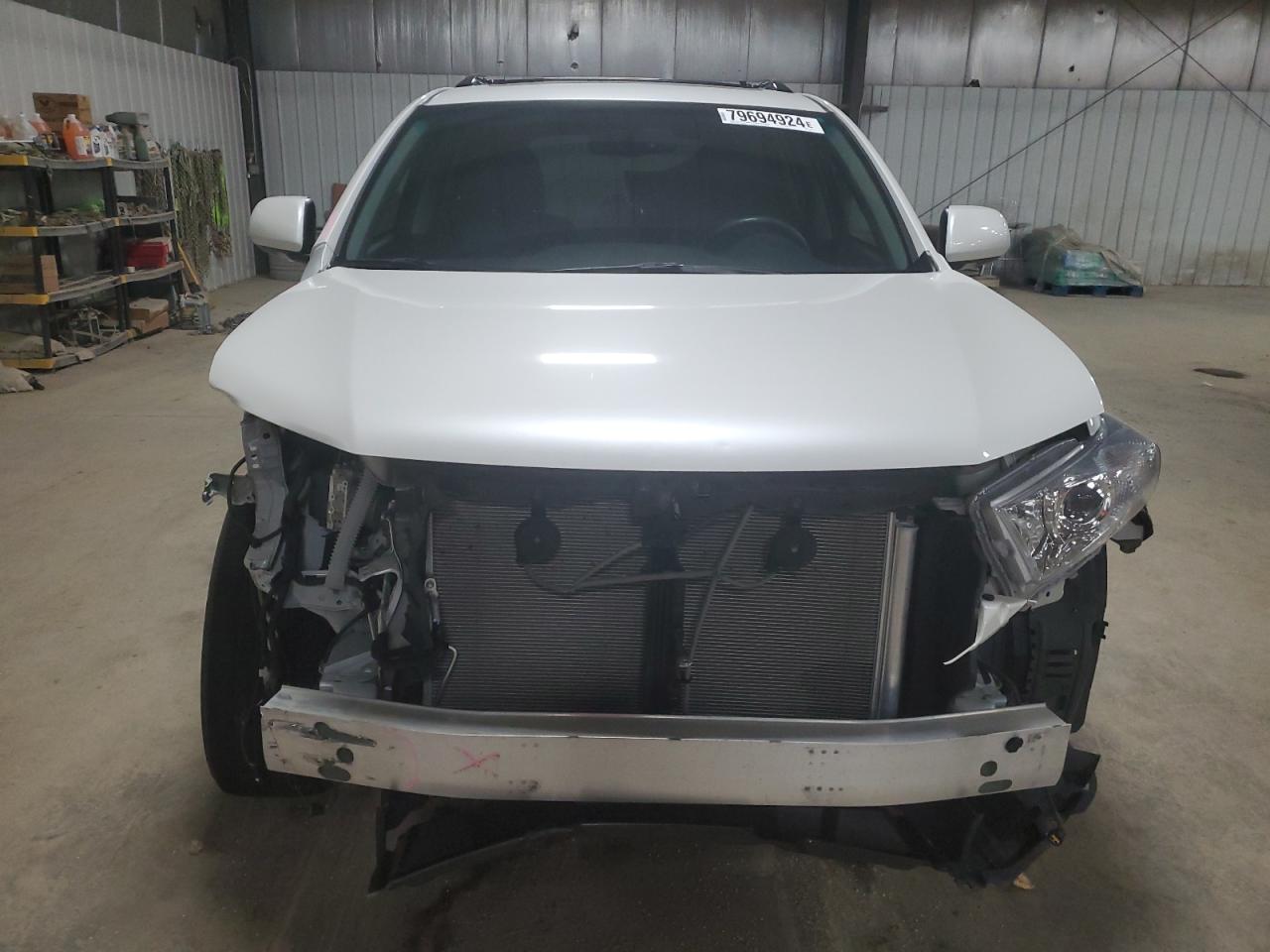 2011 Toyota Highlander VIN 5TDYK3EH7BS044168 Copart auction photo, front end / undercarriage damage thumbnail 5