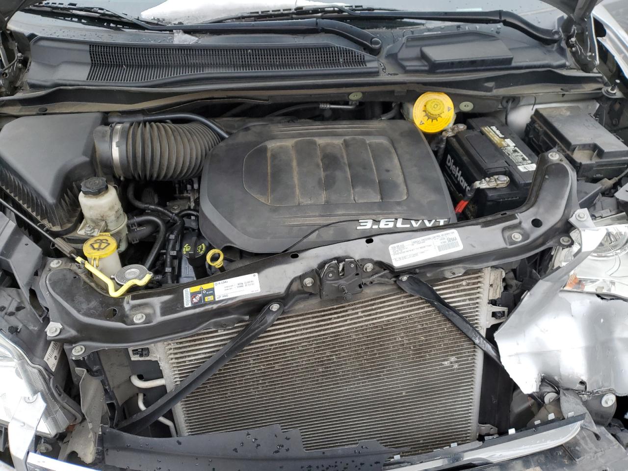 2016 Chrysler Town & Country VIN 2C4RC1BG8GR247118 Copart auction photo, front end damage thumbnail 12