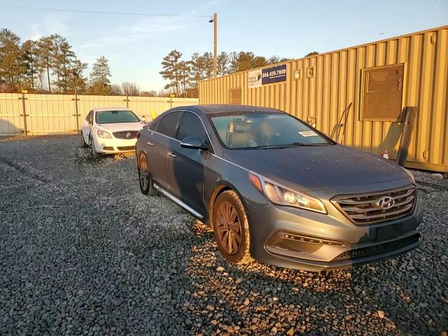 2017 Hyundai Sonata VIN 5NPE34AF5HH592694 Copart auction photo, rear end / undercarriage damage thumbnail 13