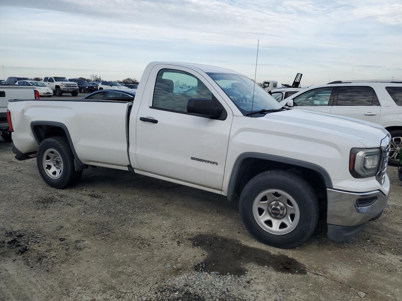 2016 GMC Sierra VIN 1GTN1LEC2GZ903814 Copart auction photo, rear end / all over damage thumbnail 4