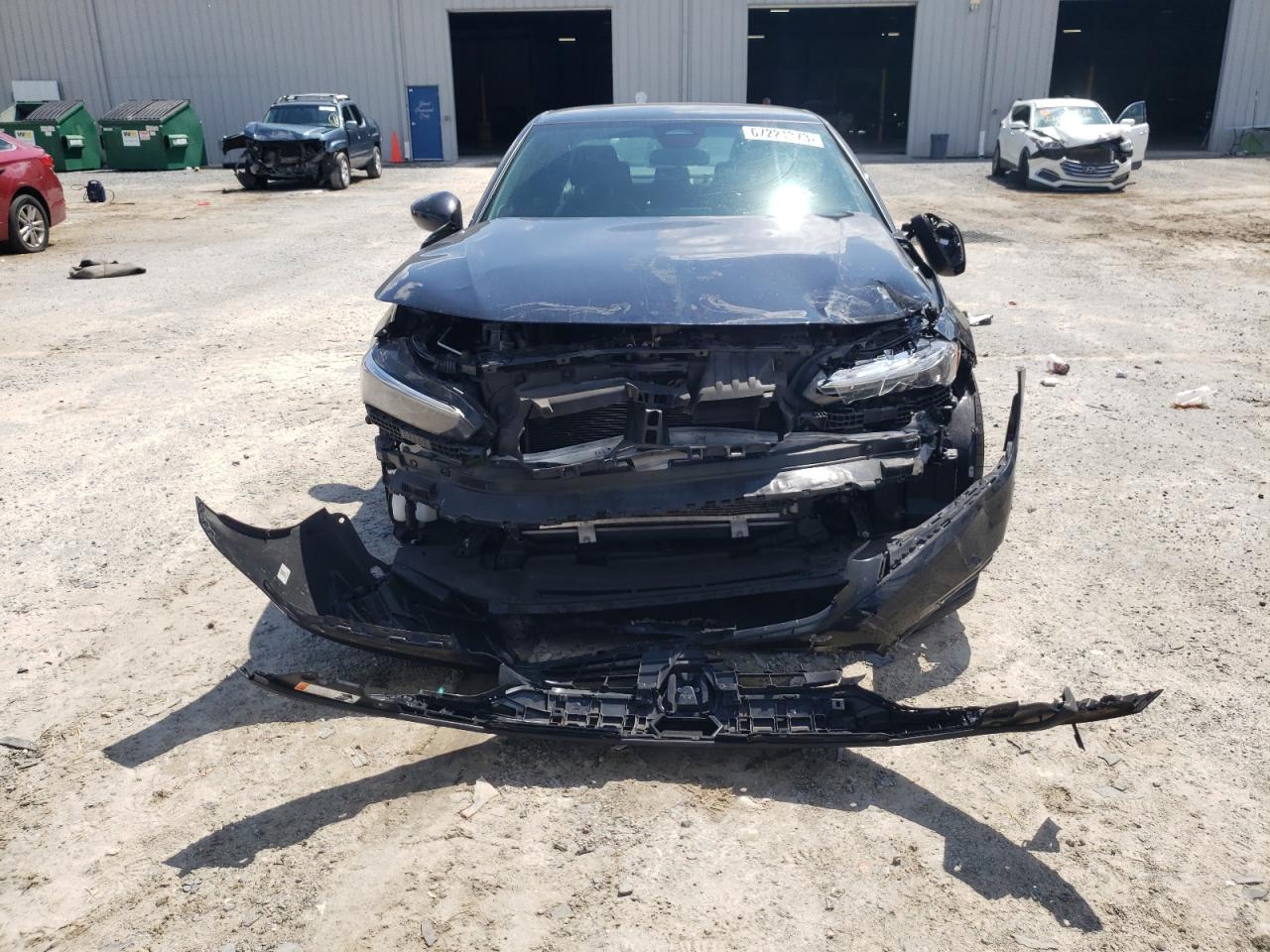 2022 Honda Civic VIN 2HGFE2F59NH539070 Copart auction photo, front end / side damage thumbnail 5