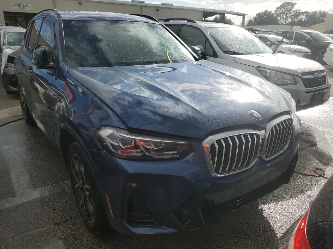 2022 BMW X3 VIN 5UX53DP09N9K09782 Copart auction photo, water/flood damage thumbnail 5