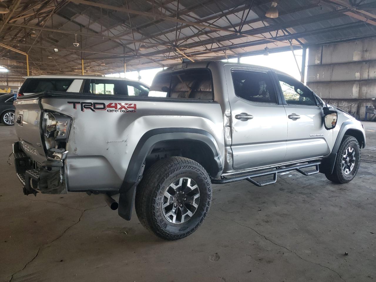 2020 Toyota Tacoma VIN 5TFCZ5AN0LX241515 Copart auction photo, all over damage thumbnail 3