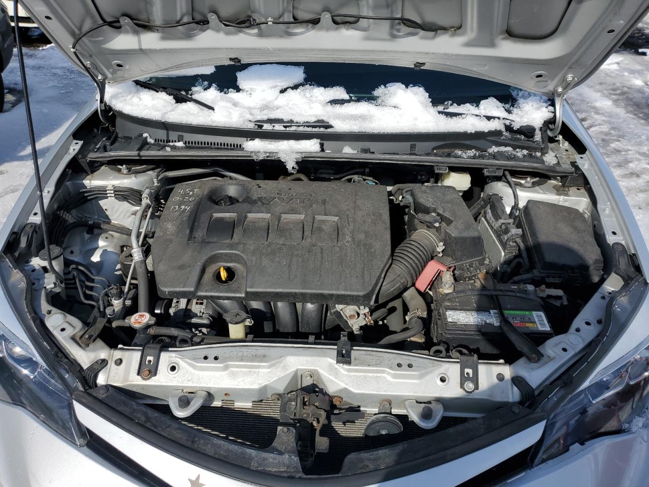 2017 Toyota Corolla VIN 2T1BURHE4HC836476 Copart auction photo, rear end / front end damage thumbnail 11