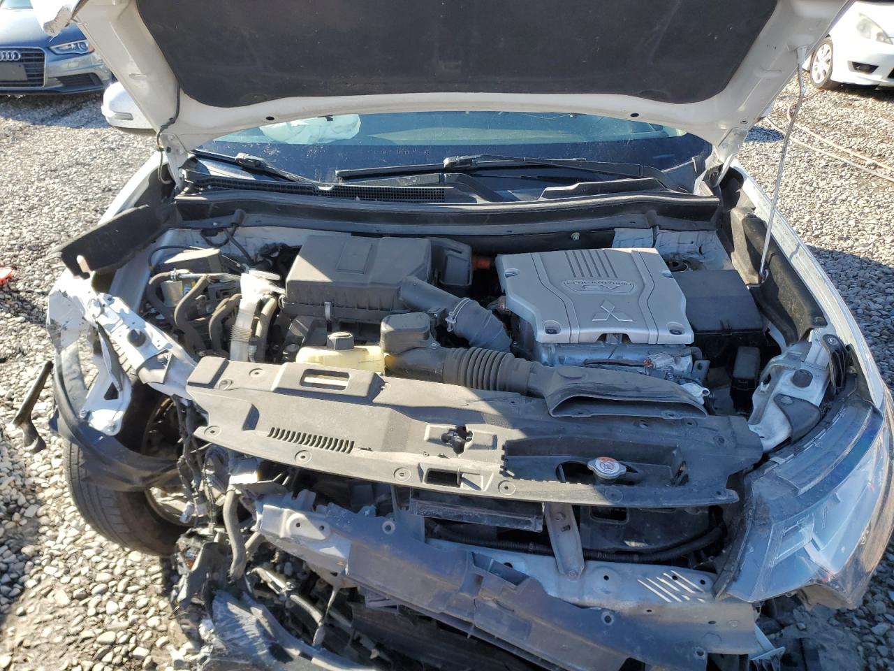 2018 Mitsubishi Outlander VIN JA4J24A53JZ030049 Copart auction photo, front end damage thumbnail 12