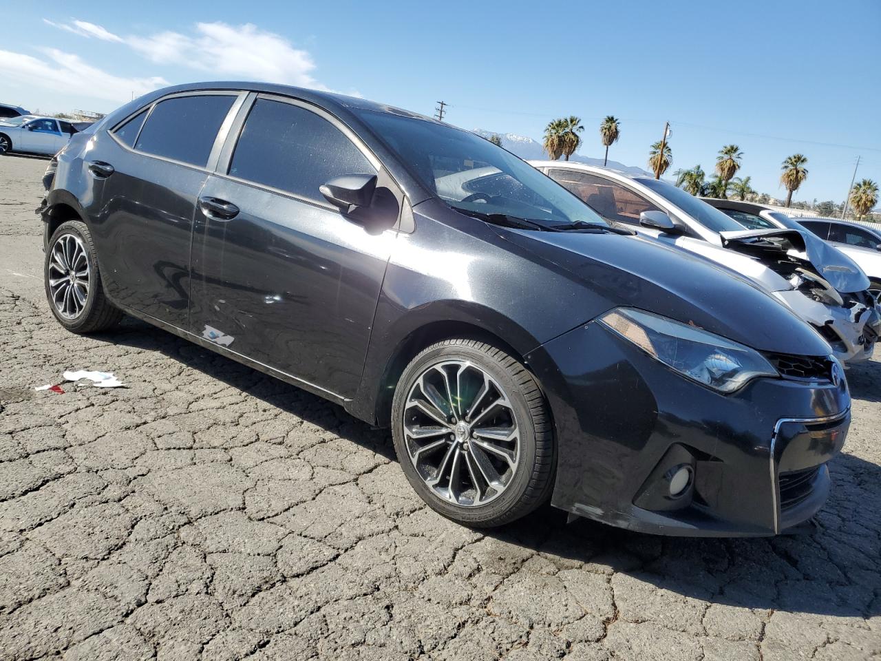 2015 Toyota Corolla VIN 5YFBURHE3FP226078 Copart auction photo, rear end damage thumbnail 4