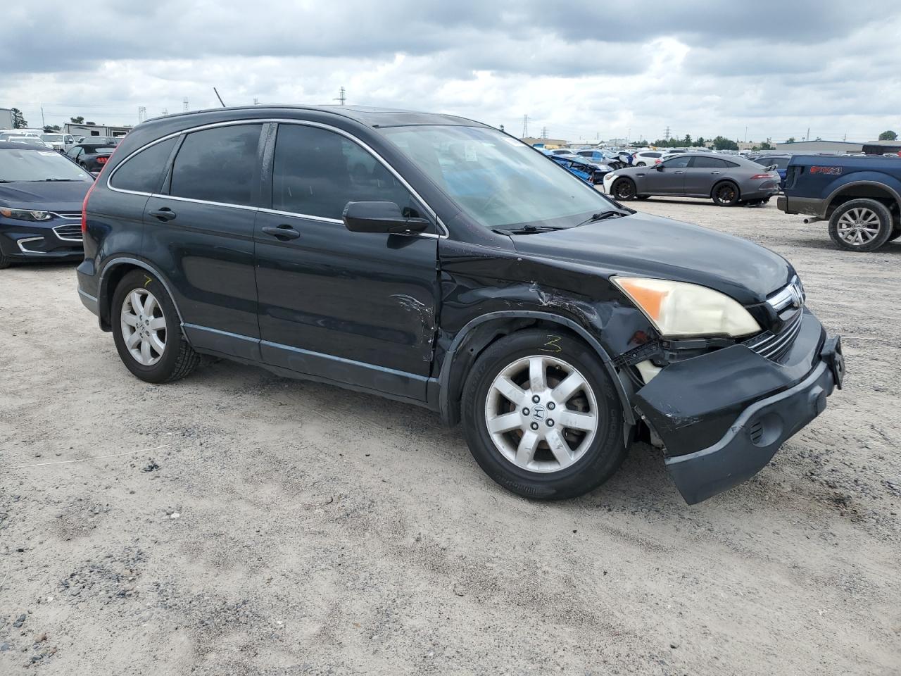2009 Honda CR-V VIN JHLRE38749C000691 Copart auction photo, front end damage thumbnail 4