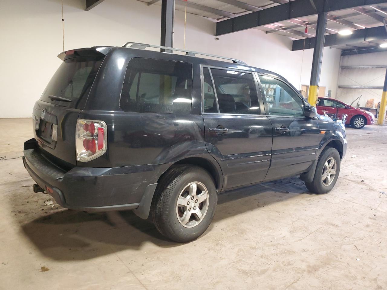2006 Honda Pilot VIN 5FNYF18486B020392 Copart auction photo, side / front end damage thumbnail 3