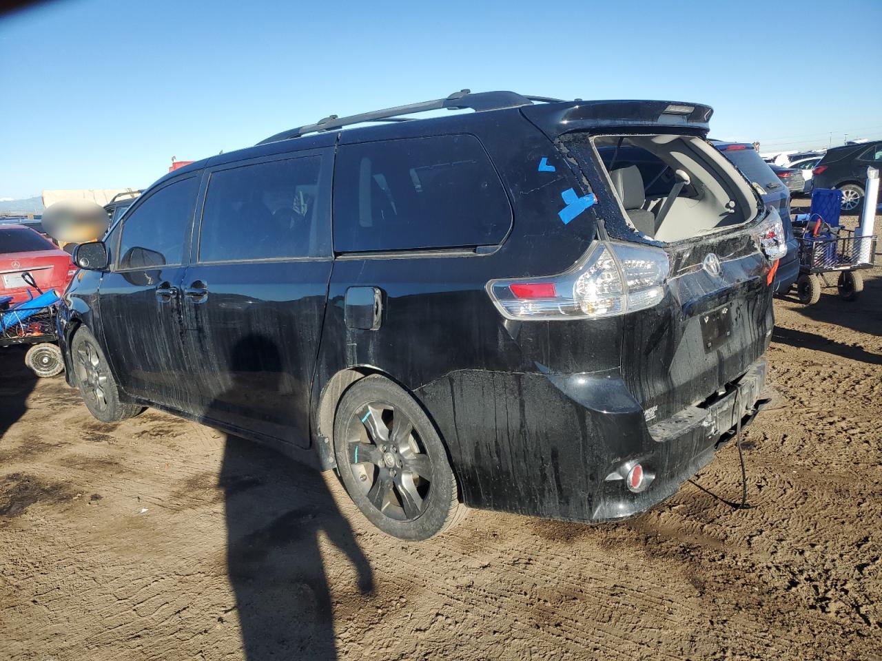 2011 Toyota Sienna VIN 5TDXK3DC5BS053792 Copart auction photo, rear end / front end damage thumbnail 2