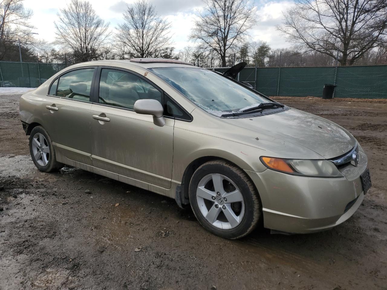 2007 Honda Civic VIN 1HGFA16897L116348 Copart auction photo, rear end / minor dent/scratches damage thumbnail 4