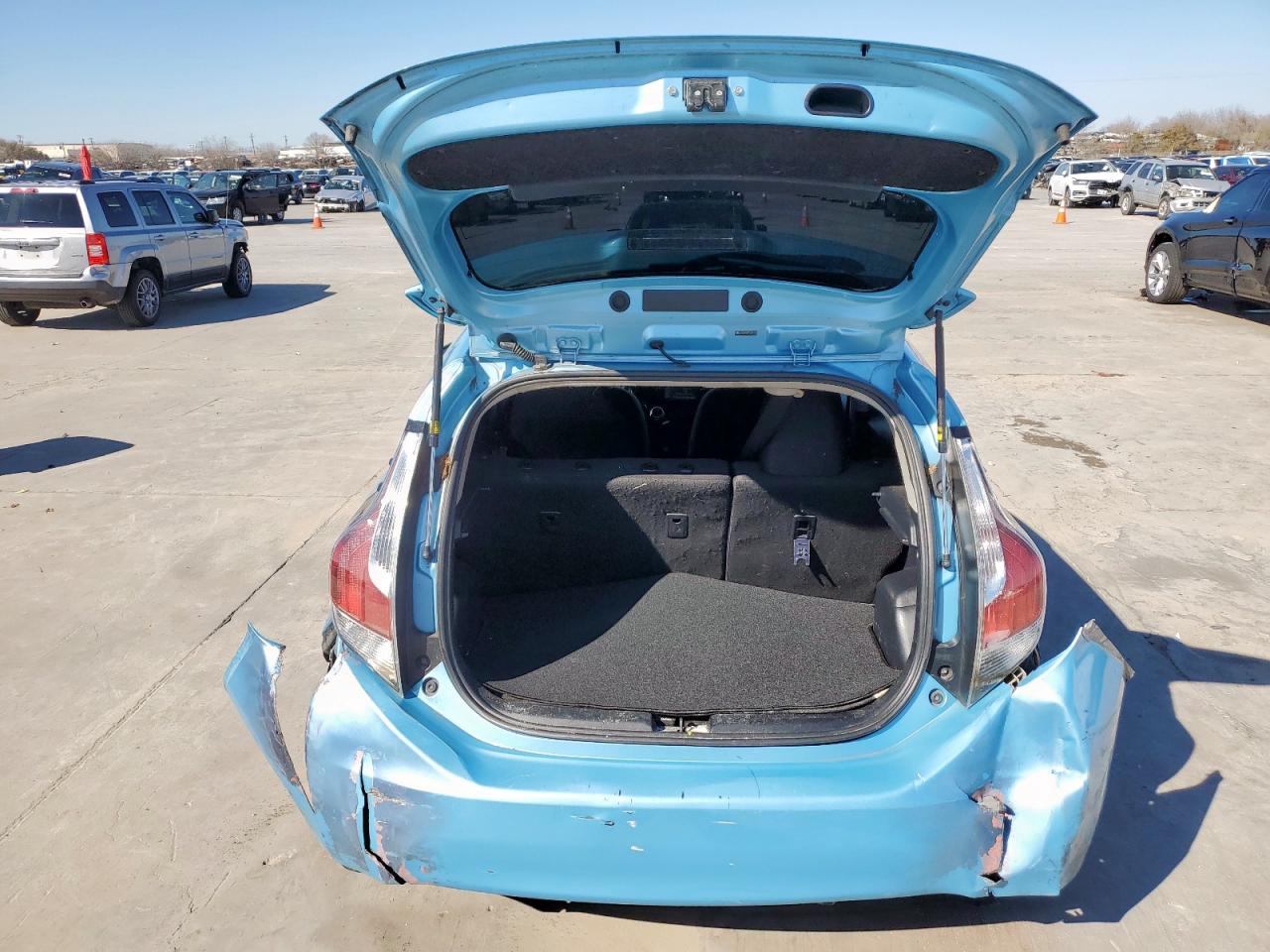 2015 Toyota Prius VIN JTDKDTB35F1099729 Copart auction photo, all over damage thumbnail 6