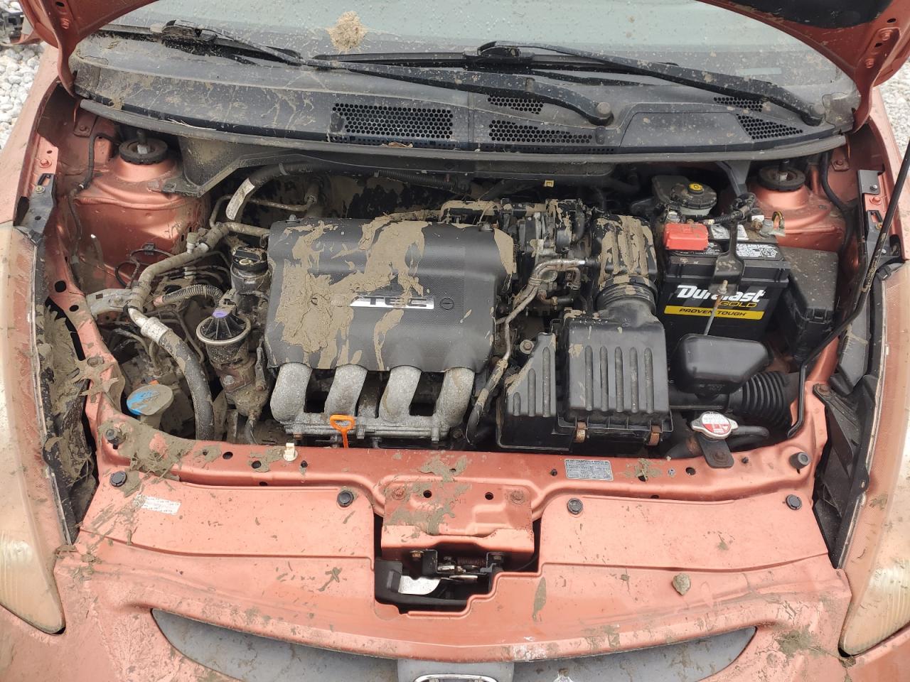 2008 Honda Fit VIN JHMGD38678S048316 Copart auction photo, front end / rear end damage thumbnail 12