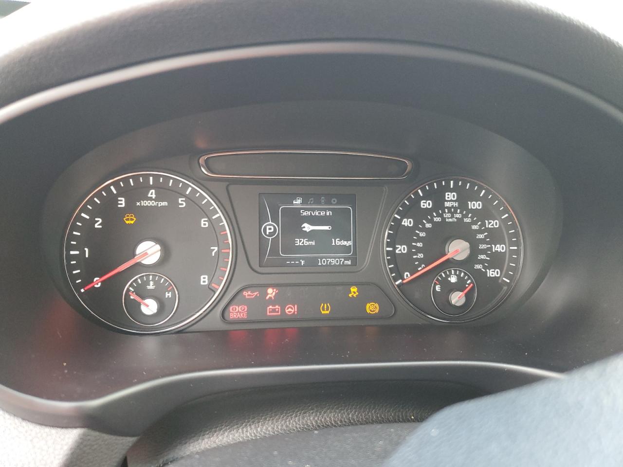 2016 KIA Sorento VIN 5XYPH4A52GG099336 Copart auction photo, water/flood damage thumbnail 9