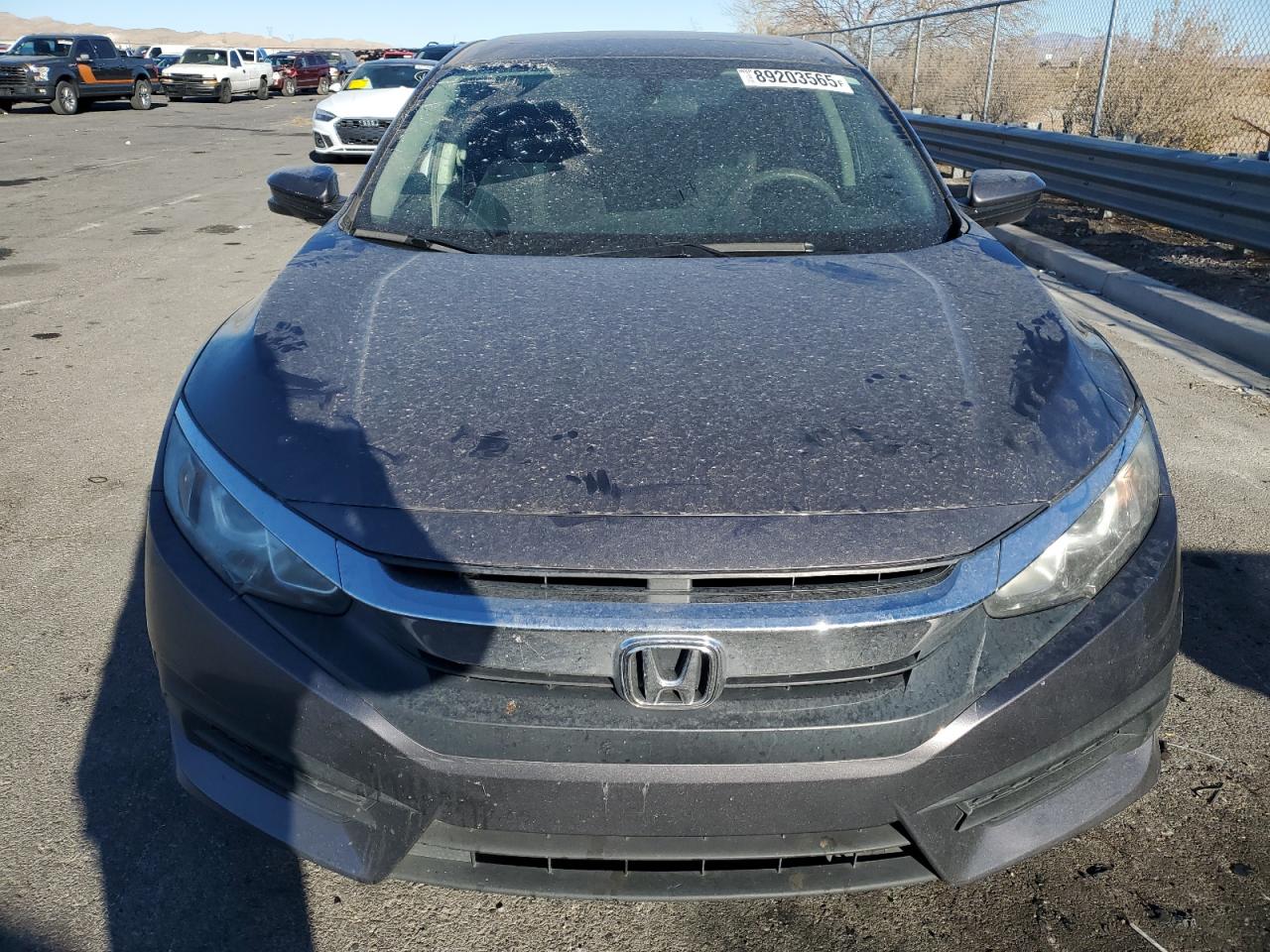 2017 Honda Civic VIN 19XFC2F77HE065156 Copart auction photo, vandalism damage thumbnail 5